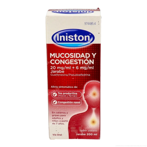 Iniston mucosidad y congestión Iniston mucosidad y congestión