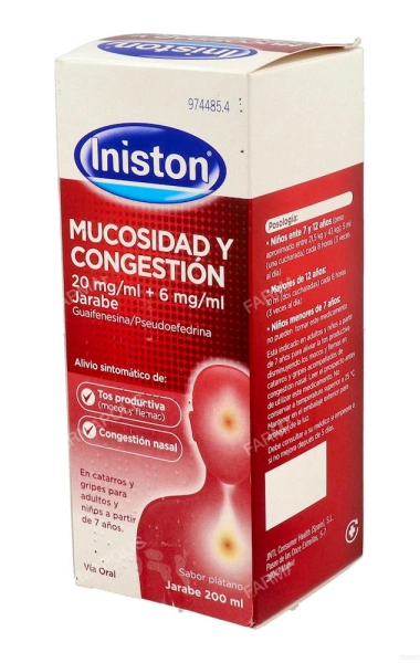 Iniston mucosidad y congestión