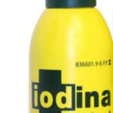  - Solución que se utiliza para desinfectar pequeñas heridas, cortes superficiales de la piel y quemaduras leves.