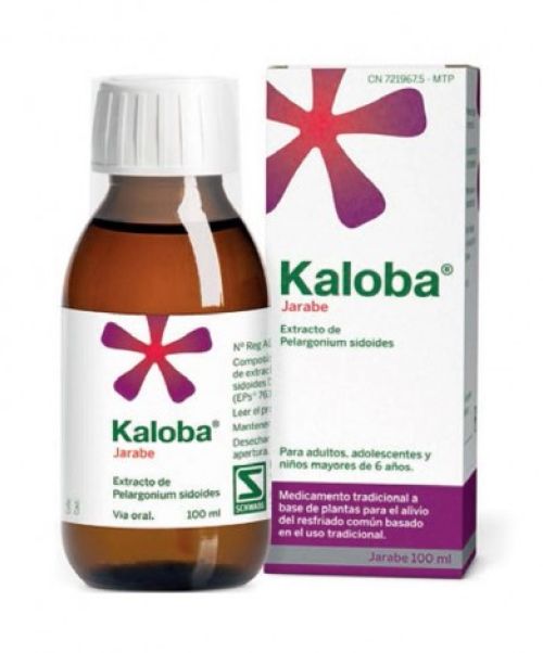Kaloba Jarabe - Inmunoestimulante para tratar el resfriado común. Antiviral y antibacteriano ademas de subir las defensas del organismo.