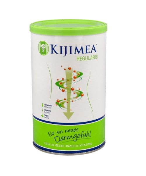 Kijimea Regularis - Fibra para digestión lenta, el estreñimiento y la hinchazón abdominal. <br>Gracias a su exclusivo complejo de fibras Synformularis2, Kijimea® Regularis actua doblemente: activa el intestino y pone en marcha el tránsito intestinal de manera natural.