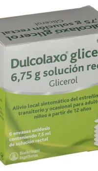 Dulcolaxo glicerol 6.75 g 