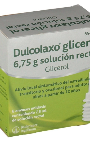 Dulcolaxo glicerol 6.75 g Dulcolaxo glicerol 6.75 g