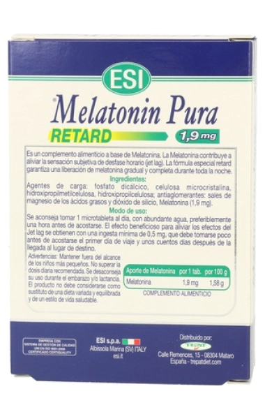 Contribuye a aliviar la sensación subjetiva de desfase horario.