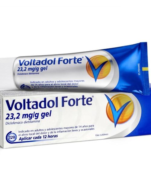 Voltadol Forte 23,2 mg/g 100g - Gel que alivia el dolor y las molestias oseas y musculares leves producidas por golpes o contusiones.