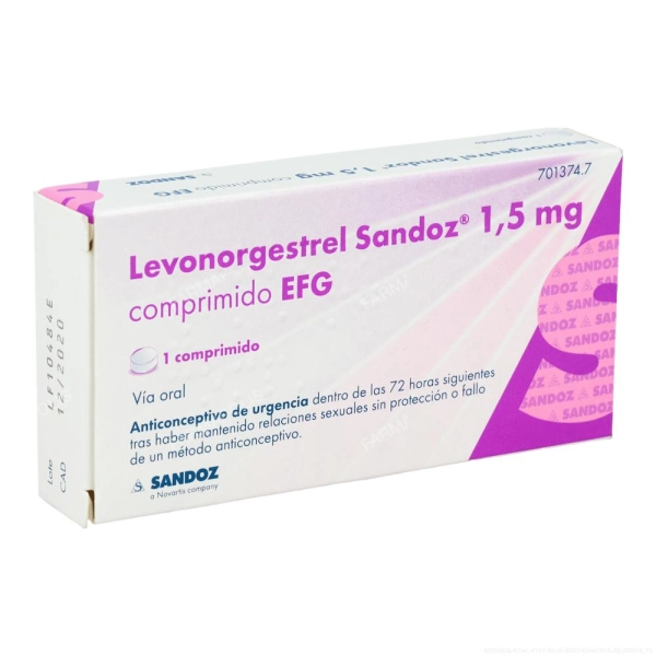 Levonorgestrel Sandoz 1,5mg