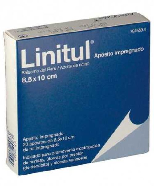 Linitul - Apósitos impregnados para tratar úlceras, escaras, quemaduras y heridas.