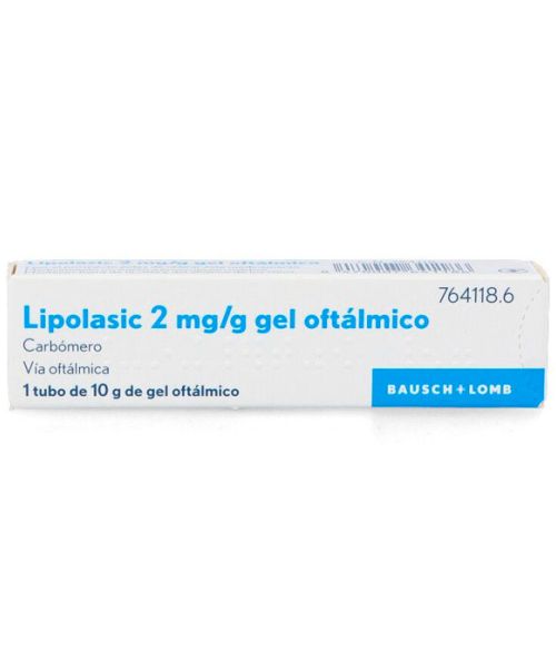 Lipolasic 0.2% - Es una pomada oftálmica para la sequedad de ojos. Esta sequedad puede ser causada por diversos factores como contaminación, alergia o condiciones climáticas.