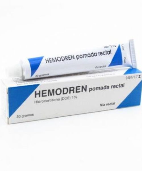 Hemodren 10mg/g - Es una pomada que alivia la inflamación, ardor y picor de la zona anal causado por las hemorroides.