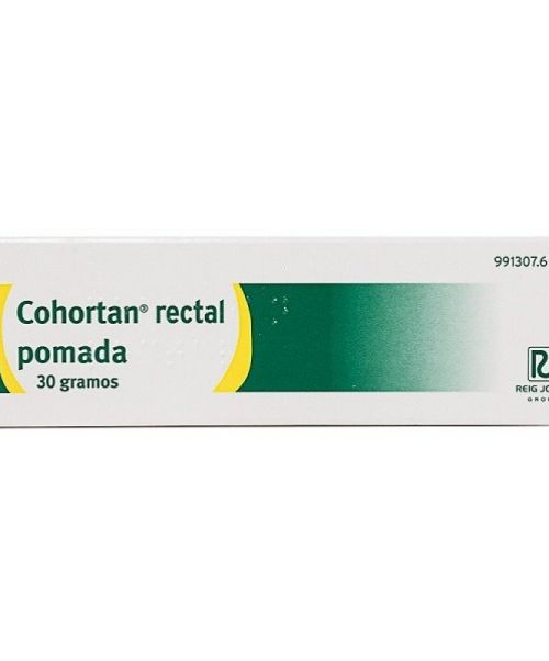 Cohortan rectal  - Es una pomada que alivia la inflamación, ardor y picor de la zona anal causado por las hemorroides.