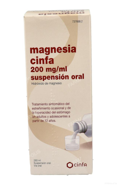 Magnesia cinfa 200mg/ml