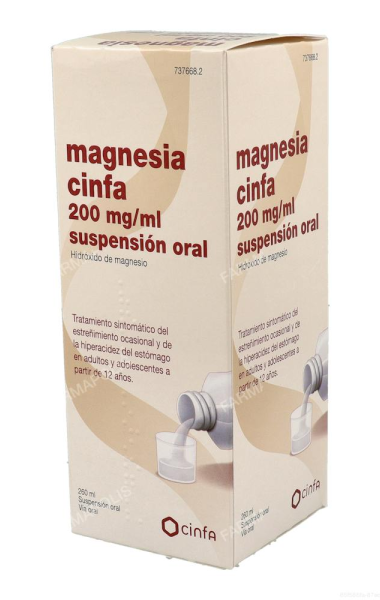 Magnesia cinfa 200mg/ml
