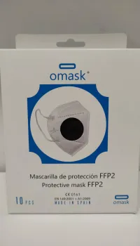 Mascarillas FFP2 Negras Omask 