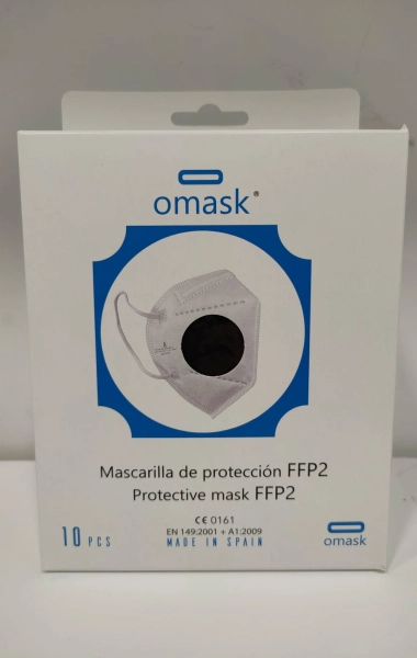 Mascarillas FFP2 Negras Omask Mascarillas FFP2 Negras Omask