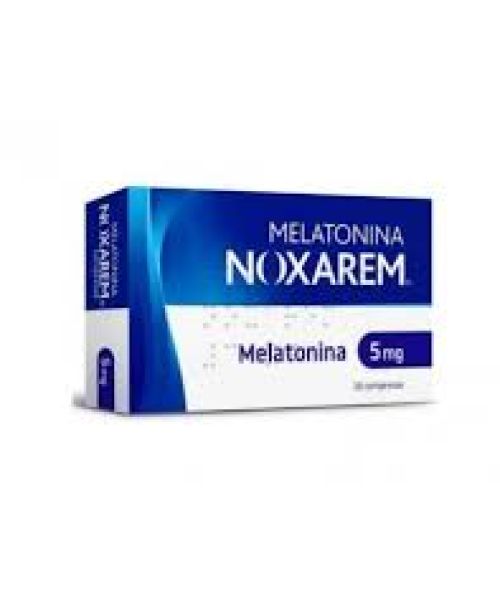 Melatonina noxarem 5mg - Son unos comprimidos a base de melatonina que ayudan a conciliar el sueño en casos de insomnio.