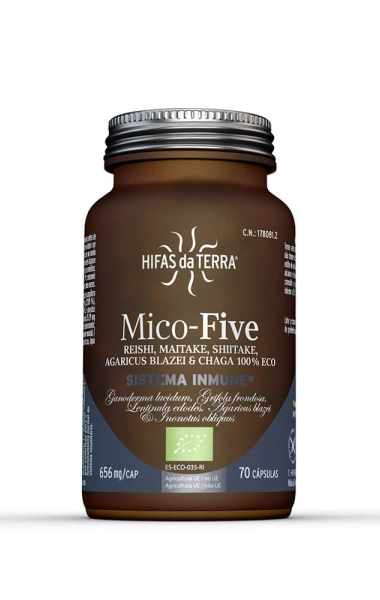 Bote de Mico-Five + Chaga de hifas da Terra