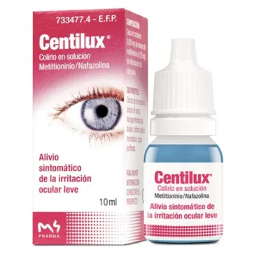  - Alivio temporal de la congestión, enrojecimiento e irritación leves en los ojos de origen irritativo o alérgico.