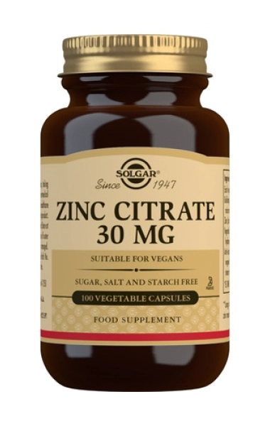 Zinc Citrato 30 mg 