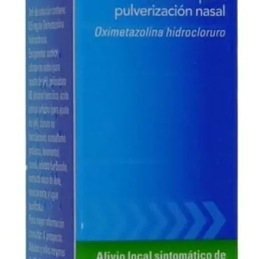  - Alivia la congestión nasal. Ayuda a respirar mejor, calmando las molestias de la rinitis y la sinusitis.No usar más de cuatro días seguidos.
