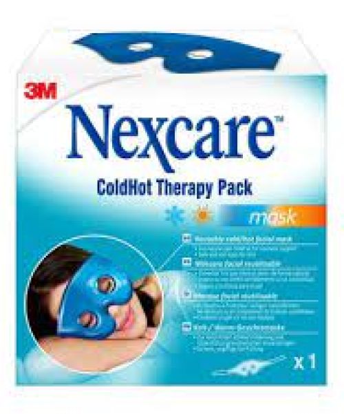 Nexcare ColdHot Mask - Mascara facial con gel de frio/calor para reducir la inflamación, y el dolor y relajar los músculos. El calor ayuda a reducir la tension, tirones musculares, calambres, relaja los musculos... El frio ayuda a reducir la inflamación y el dolor.