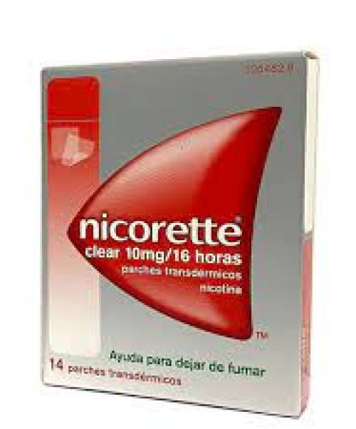 Nicorette (10mg/16h) - Son unos parches para ayudar a dejar de fumar. Poseen nicotina con lo que ayuda a reducir los síntomas de abstinencia al tabaco.