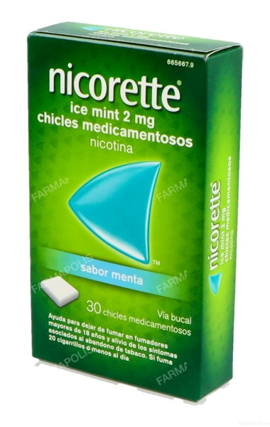Nicorette (2 mg) ice mint Nicorette (2 mg) ice mint
