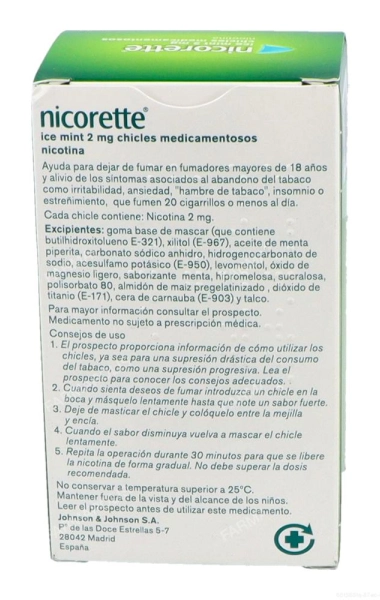 Nicorette (2 mg) ice mint