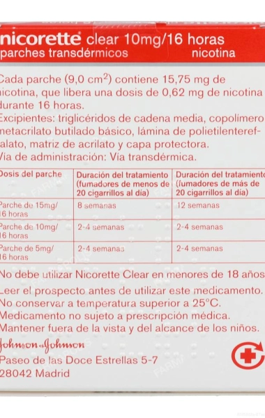 Nicorette Clear (10mg/16h)