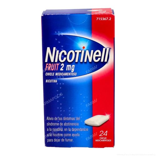  - Son unos chicles con sabor a fruta para ayudar a dejar de fumar. Contienen nicotina con lo que ayudan a calmar las ganas de fumar aportando la nicotina que no inhalamos del tabaco.