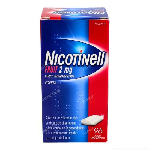  - Son unos chicles con sabor a fruta para ayudar a dejar de fumar. Contienen nicotina con lo que ayudan a calmar las ganas de fumar aportando la nicotina que no inhalamos del tabaco.