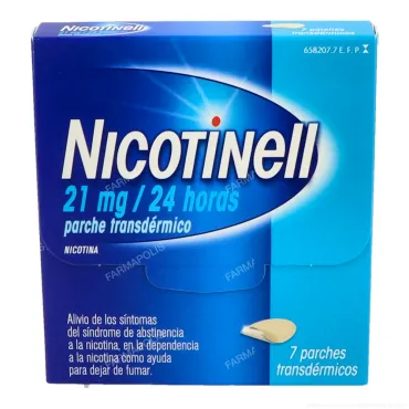  - Son unos parches para ayudar a dejar de fumar. Poseen nicotina con lo que ayuda a reducir los síntomas de abstinencia al tabaco.