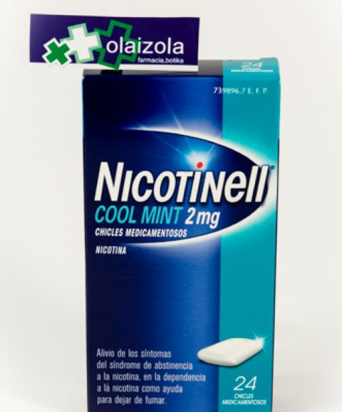 Nicotinell (2 mg) cool mint  - Son unos chicles con sabor a menta para ayudar a dejar de fumar. Contienen nicotina con lo que ayudan a calmar las ganas de fumar aportando la nicotina que no inhalamos del tabaco.