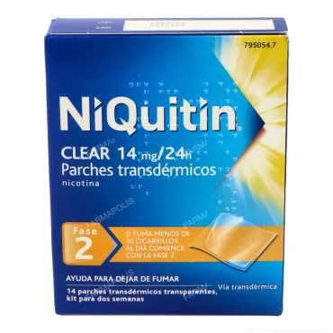 - Son unos parches para ayudar a dejar de fumar. Poseen nicotina con lo que ayudan a reducir los síntomas de abstinencia al tabaco.