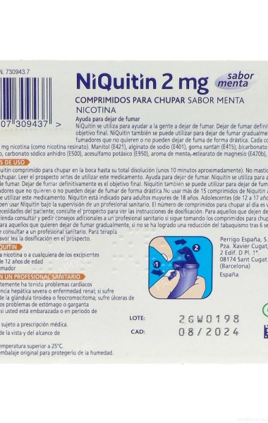 Niquitin 2 mg