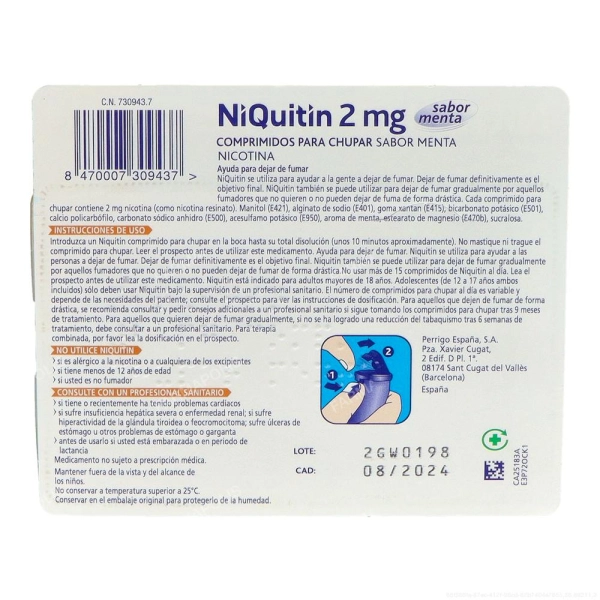 Niquitin 2 mg