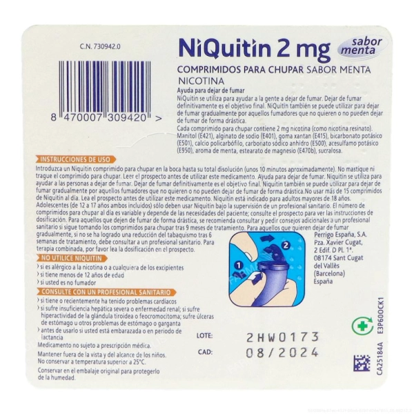Niquitin 2mg
