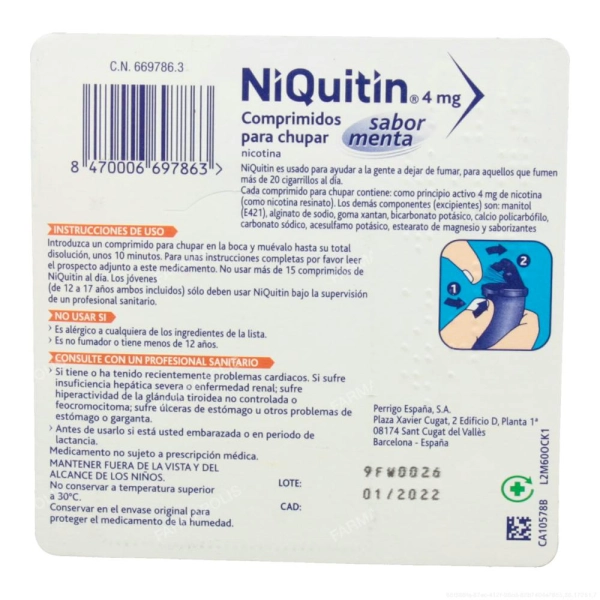Niquitin 4mg