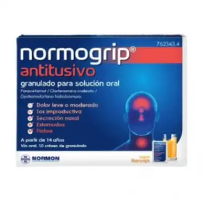 Normogrip antitusivo 10 sobres Olaiz