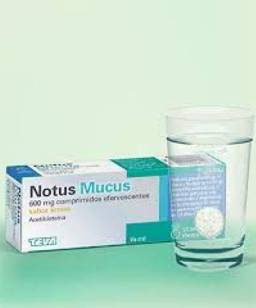 Notus mucus 600 mg - Ayudan a fluidificar y expulsar la mucosidad (tanto mocos como flemas).