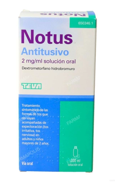 Notus antitusivo 2 mg/ml