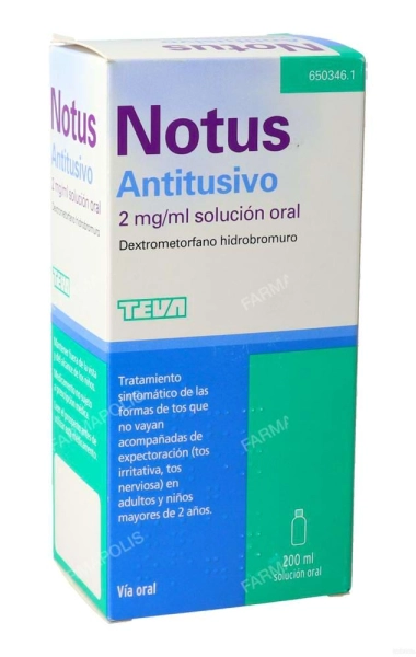 Notus antitusivo 2 mg/ml