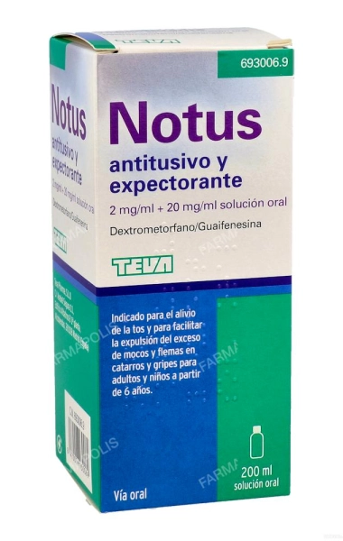 Notus antitusivo y expectorante