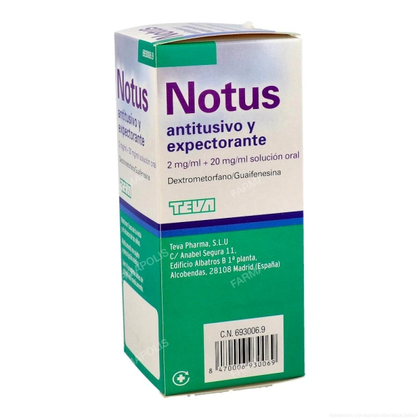 Notus antitusivo y expectorante