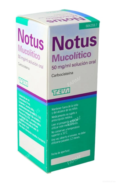 Notus mucolítico 50mg/ml Notus mucolítico 50mg/ml