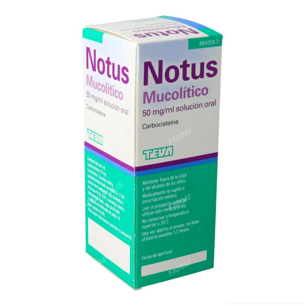 Notus mucolítico 50mg/ml Notus mucolítico 50mg/ml