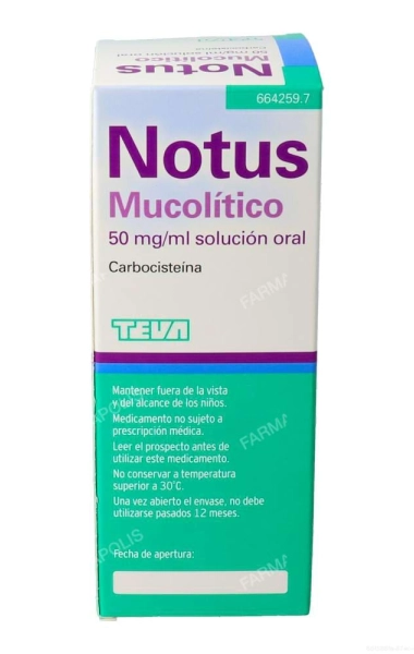 Notus mucolítico 50mg/ml