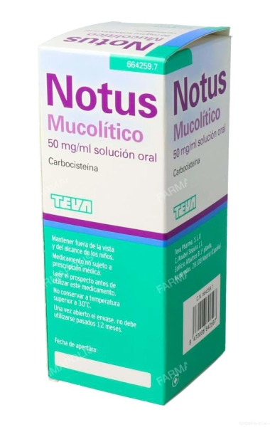 Notus mucolítico 50mg/ml