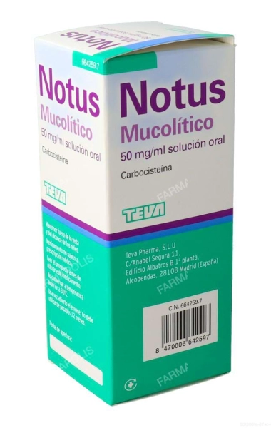 Notus mucolítico 50mg/ml