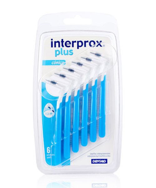  Cepillo Dental Interprox Plus Cónico   - Está indicado para limpiar los espacios interdentales.