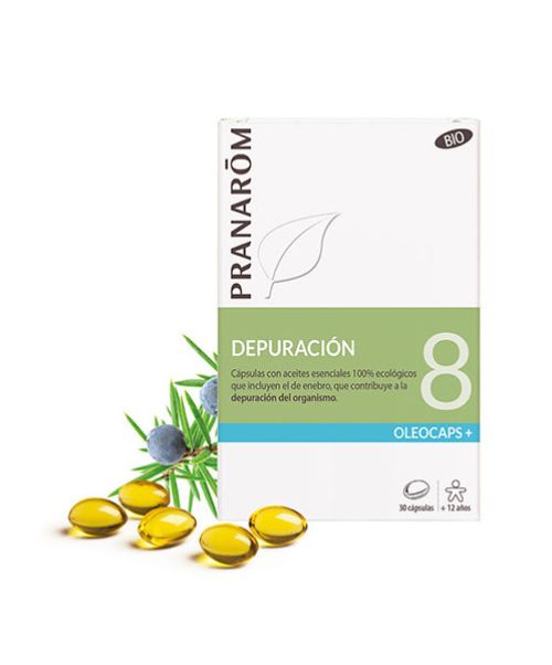 Oleocaps 8 Depuración - Es un producto ideal para mantener el intestino y organismo saludable de manera natural.